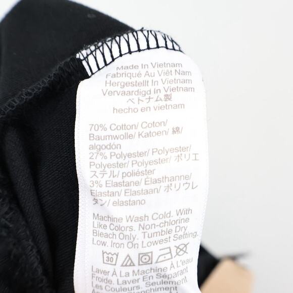 J.Crew Women's Pintuck Slim Fit Black Sweatpant Size Small Petite NWT - Picture 8 of 8